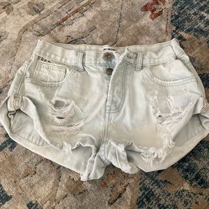 ONE TEASPOON Jean shorts size 25